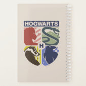 Vintage HOGWARTS™ Gestempeld Wapenembleem Planner (Achterkant)