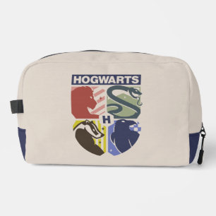 Vintage HOGWARTS™ Gestempeld Wapenembleem Toilettasje