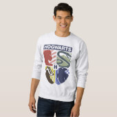 Vintage HOGWARTS™ Gestempeld Wapenembleem Trui (Voorkant volledig)