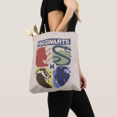 Vintage HOGWARTS™ Stamped Crest Tote Bag (Dichtbij)