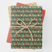 Vintage Holiday  Inpakpapier Vel (In situ)