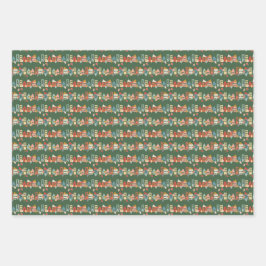 Vintage Holiday  Inpakpapier Vel