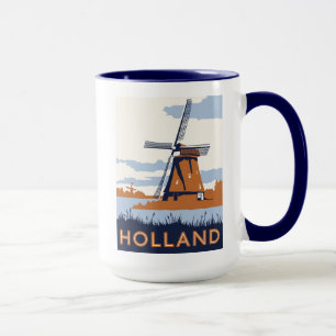 Vintage Holland Poster Mok