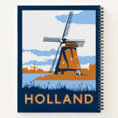 Vintage Holland Poster Notitieboek (Achterkant)