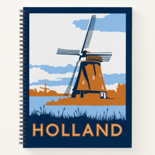Vintage Holland Poster Notitieboek