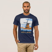 Vintage Holland Poster T-shirt (Voorkant volledig)
