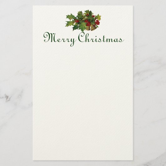 Vintage Holly Briefpapier (Voorkant)