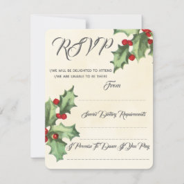 Vintage Holly Trouw RSVP