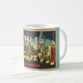 Vintage Hollywood California Mok (Voorkant rechts)