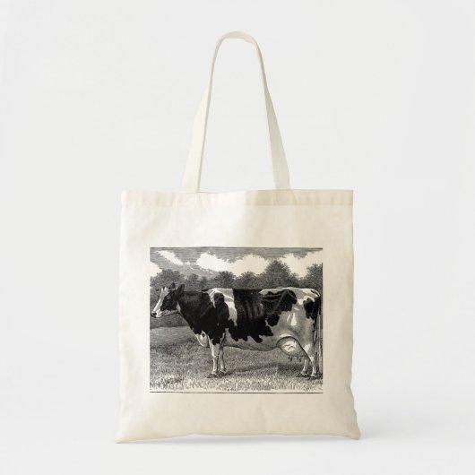 Vintage Holstein Tote Bag (Voorkant)