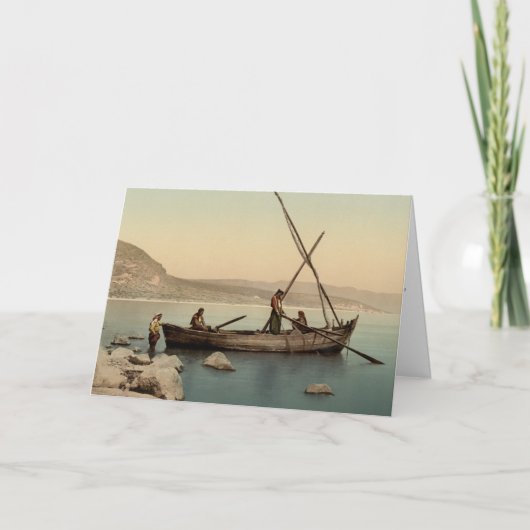 Vintage Holy Land Bible Christmas Card Kaart (Voorkant)