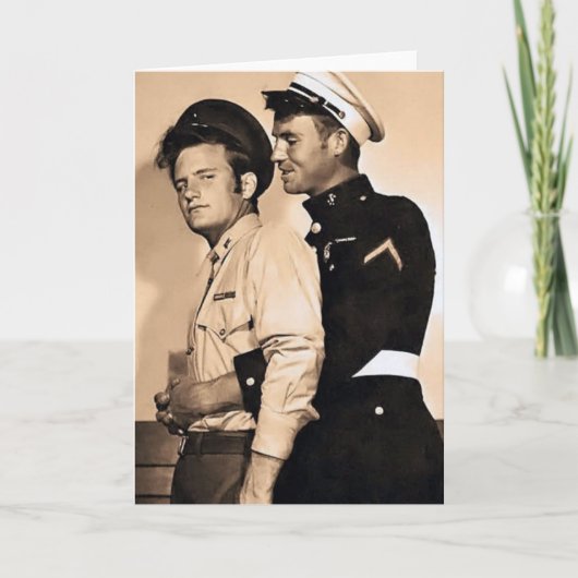 Vintage Homosexuelen Kaart (Voorkant)