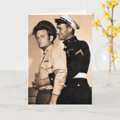 Vintage Homosexuelen Kaart (Gele Bloem)