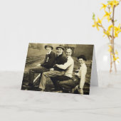 Vintage Homosexuelen Kaart (Gele Bloem)