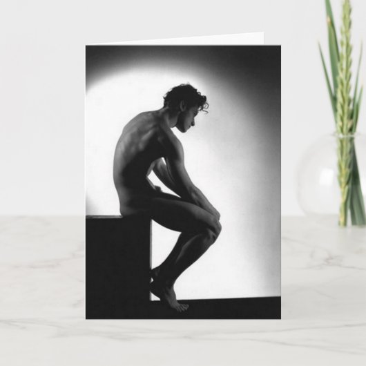 Vintage Homosexuelen Kaart (Voorkant)