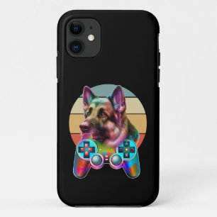 vintage hond en gamer console Case-Mate iPhone case