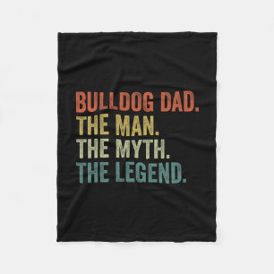 Vintage Hond Papa Man Mythe Legende Fleece Deken