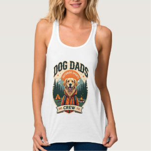 Vintage hond papa's Outdoor Sport Crew Golden Retr Tanktop