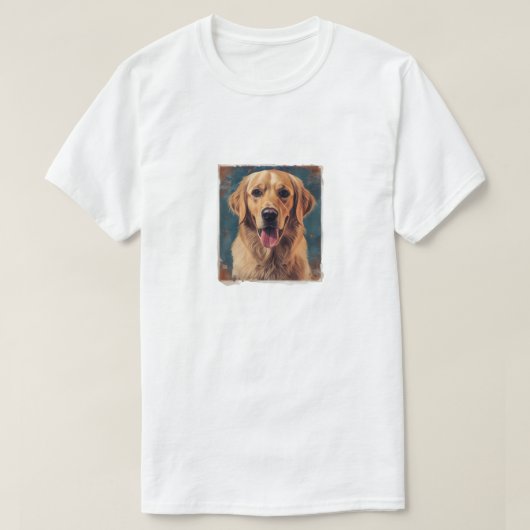 vintage honden T-shirt (Design voorkant)