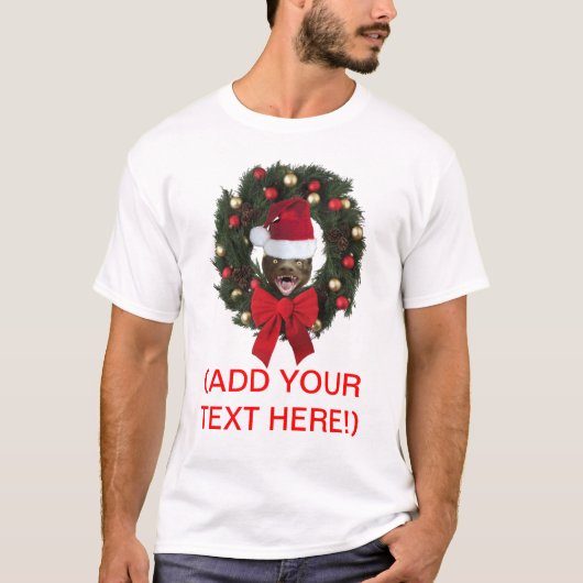 Vintage Honey Badger Merry Shirt (Voorkant)