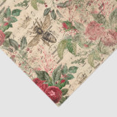 Vintage Honey Bee Serie Ontwerp 2 Tissue Papier (Detail)