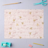 Vintage Honey Bee Serie Ontwerp 3 Tissue Papier (Craft)