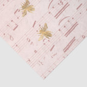 Vintage Honey Bee Serie Ontwerp 3 Tissue Papier (Detail)