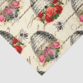 Vintage Honey Bee Serie Ontwerp 8 Tissue Papier (Detail)