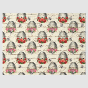 Vintage Honey Bee Serie Ontwerp 8 Tissue Papier