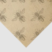 Vintage Honey Bee Serie Ontwerp 9 Tissue Papier (Detail)