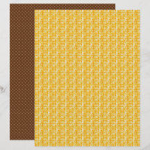 Vintage Honey Bee Stippen Journalpapier Vel
