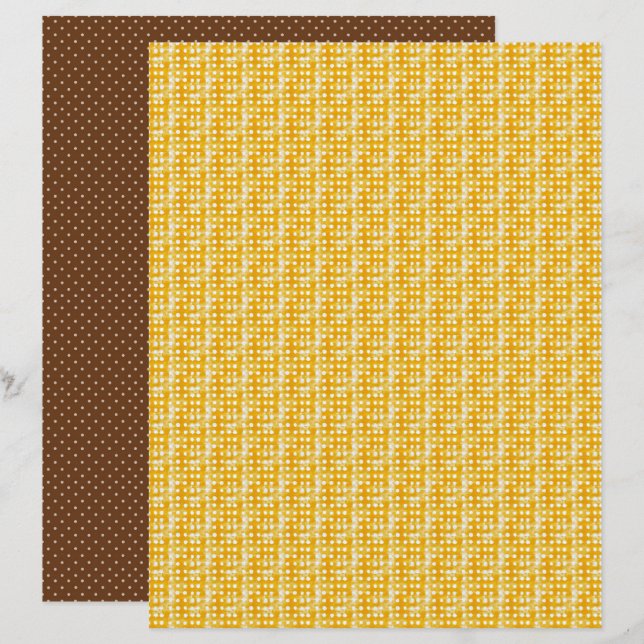Vintage Honey Bee Stippen Journalpapier Vel (Voorkant / Achterkant)