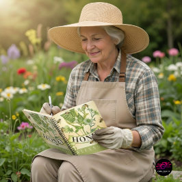 Vintage Honeybee Botanical Illustration Notitieboek