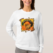 Vintage honing sinaasappel reclameetiket t-shirt (Voorkant)