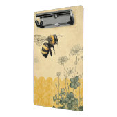 Vintage Honingbij Wilde Bloementuin (8) Mini Klembord (Angled2)