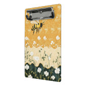 Vintage Honingbij Wilde Bloementuin (9) Mini Klembord (Angled2)
