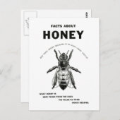 Vintage honingbijen Adverteren Briefkaart (Voorkant / Achterkant)