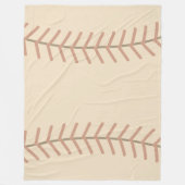 Vintage honkbal fleece deken  (Voorkant)