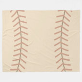Vintage honkbal fleece deken  (Voorkant (Horizontaal))