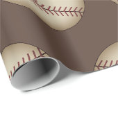 Vintage honkbal inpakpapier (Rol Hoek)