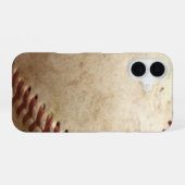 Vintage Honkbal iPhone 16 Hoesje (Achterkant horizontaal)