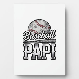 Vintage honkbal Papi versleten vader shirt ontwerp Fotoplaat