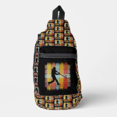 Vintage honkbal sling bag (Voorkant)
