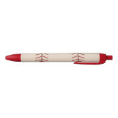 Vintage honkbal sport schrijfpennen cadeau zwarte inkt pen (Bodem)