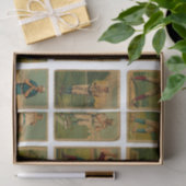 Vintage honkbal tissuepapier (Geschenk)