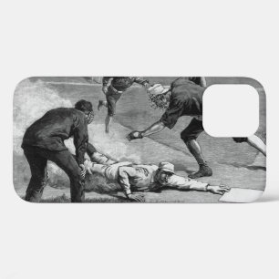 Vintage honkbal van Thure De Thulstrup, 1885 Case-Mate iPhone Case