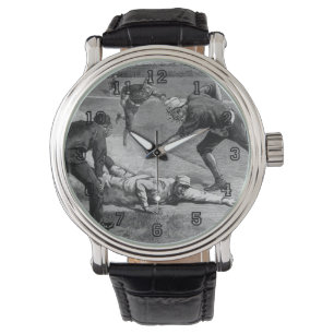 Vintage honkbal van Thure De Thulstrup, 1885 Horloge