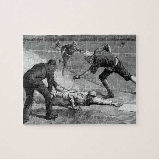 Vintage honkbal van Thure De Thulstrup, 1885 Legpuzzel (Horizontaal)