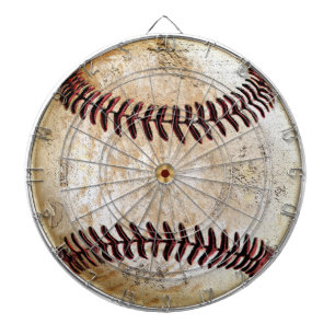 Vintage honkbaldartbord voor uw Man Cave Dartbord