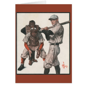 Vintage honkbalspelers